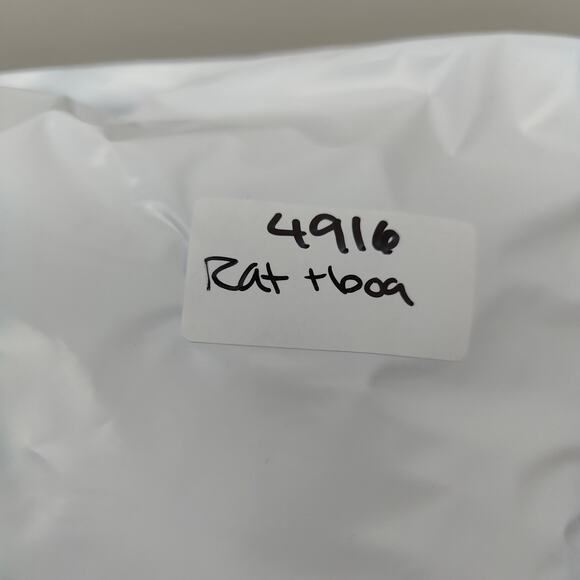 Rat and Boa Silk Blend Wrap Dress Womens Medium Blue White Floral Satin Glam NWT - Picture 10 of 10